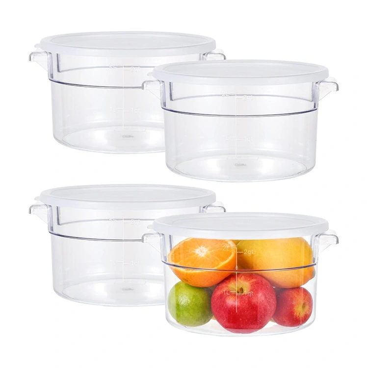 2クォートのポリカーボネート食品保存容器