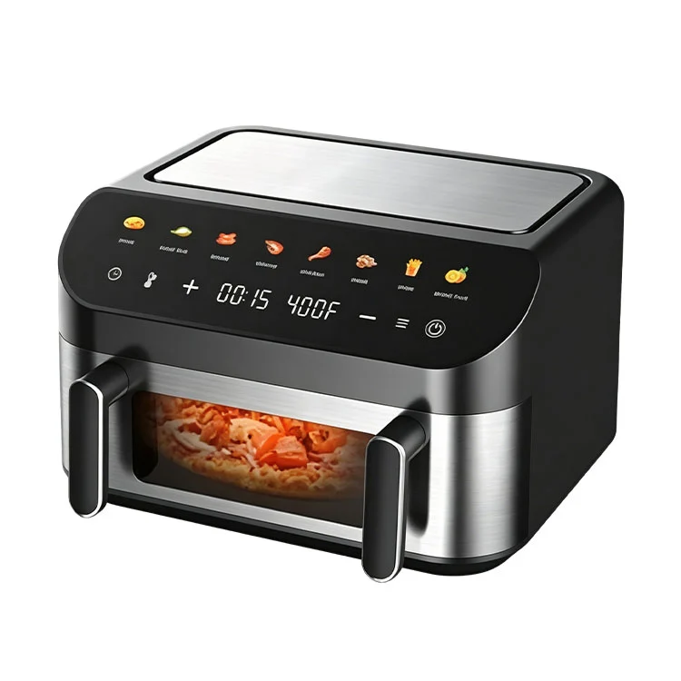 大家族の料理用デュアルポット 11L エアフライヤー