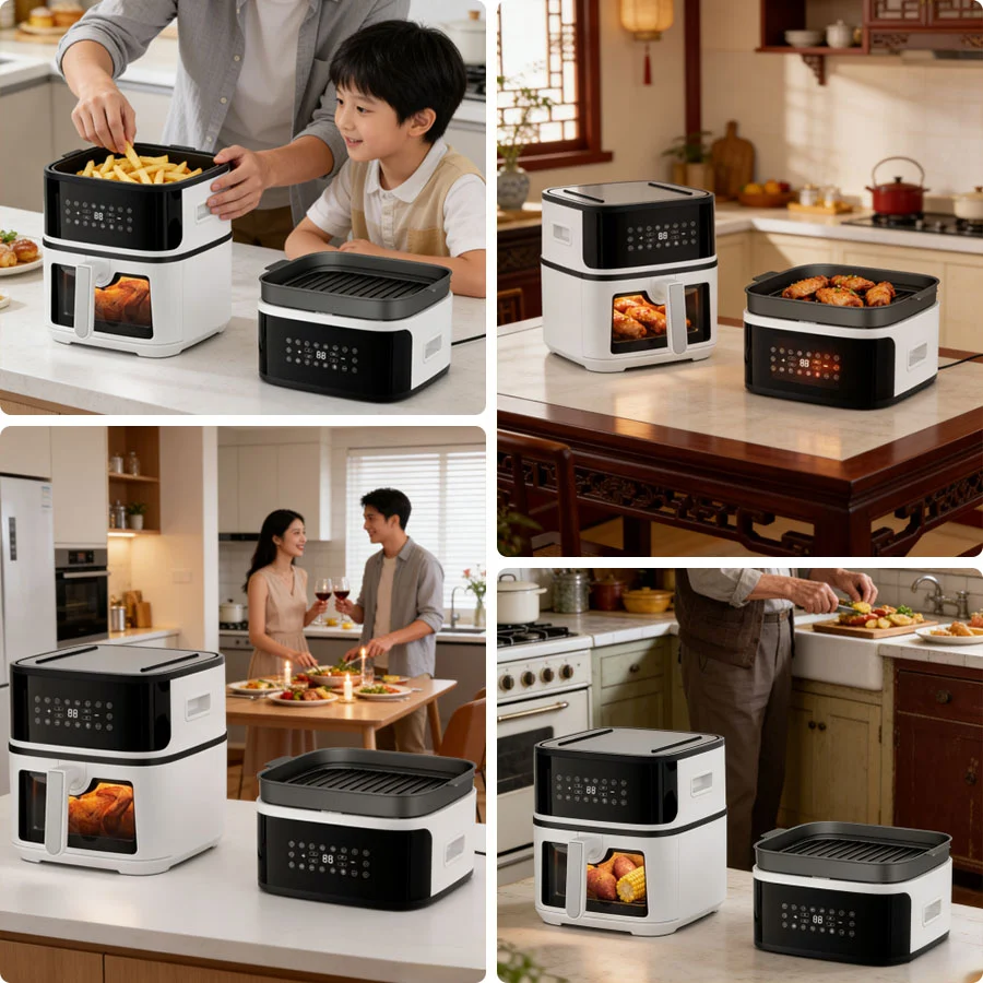 8l Big Capacity For Multifunctional Air Fryer